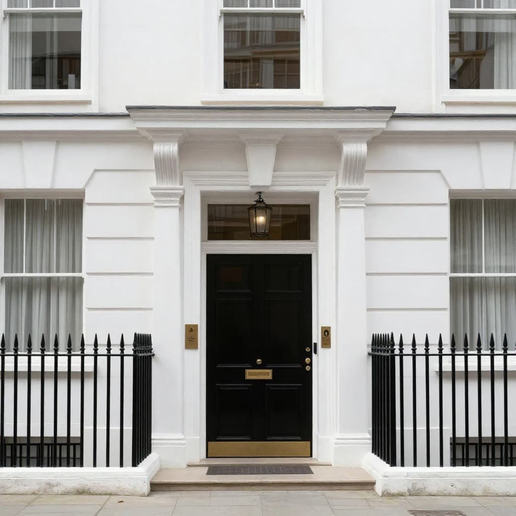 Georgian-fronted private medical clinic in Harley Street London, offering P-Shot and PRP treatment for men