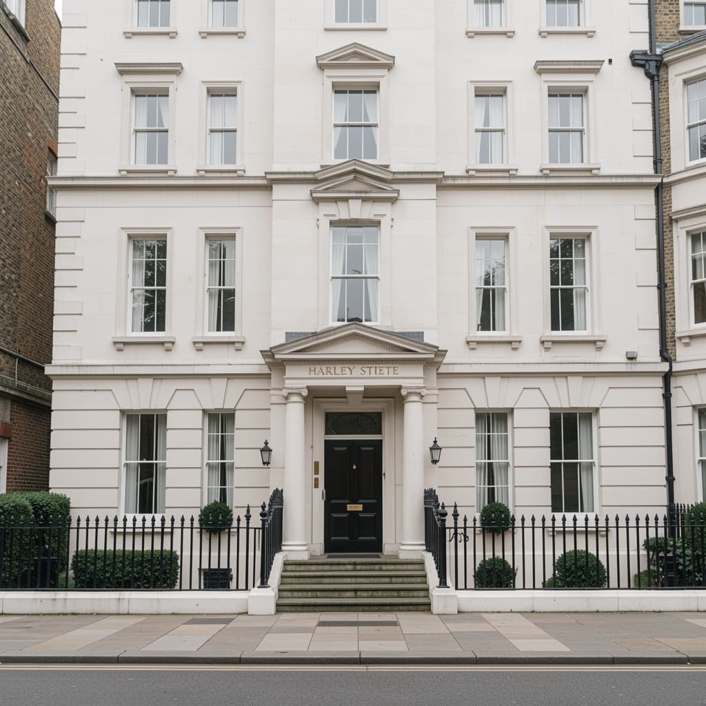 Harley Street private clinic London offering P-Shot Priapus shot treatment for erectile dysfunction