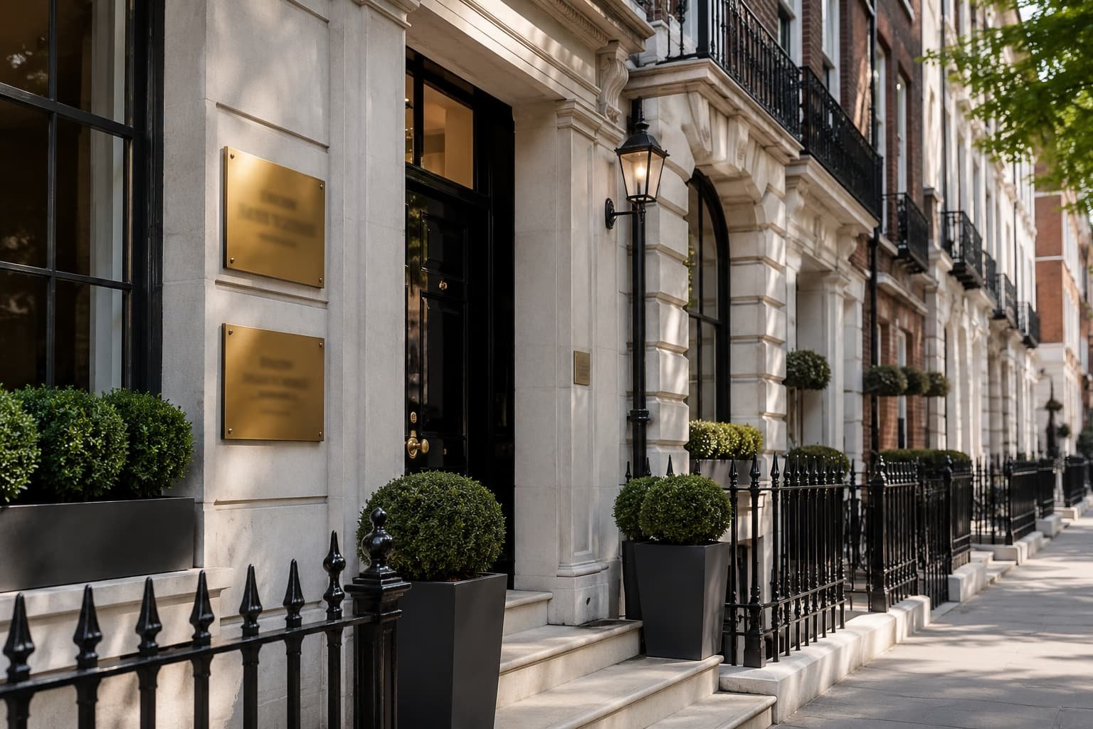 Exterior of a regulated private clinic offering P-shot treatment on Harley Street, London