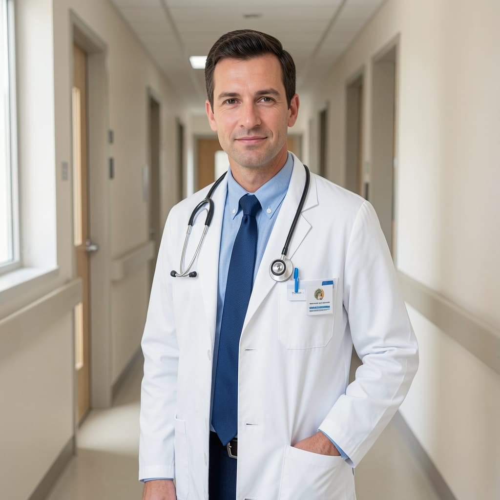 Clinician preparing to carry out a P shot treatment appointment