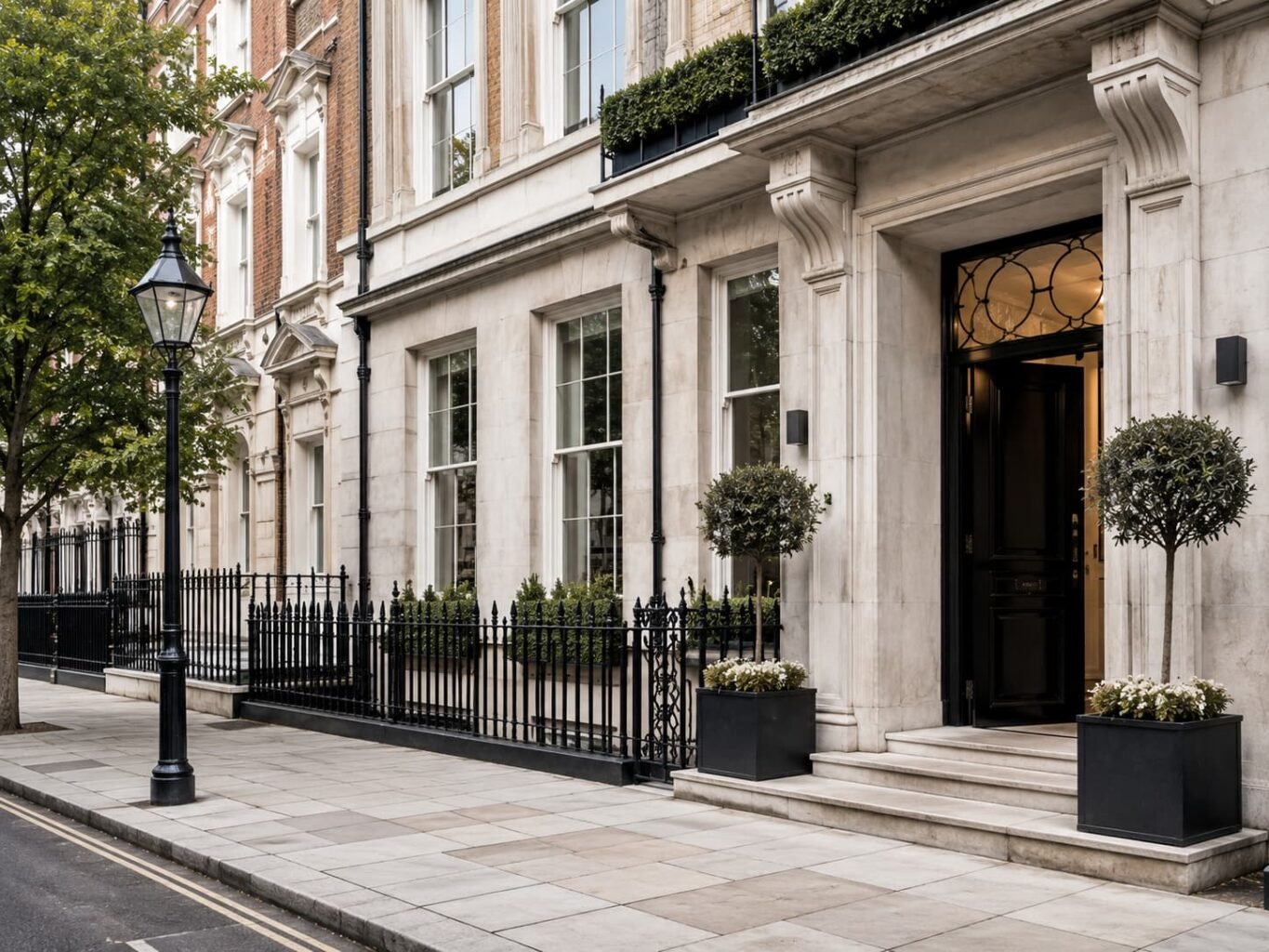 Private Harley Street clinic exterior offering erectile dysfunction treatment London
