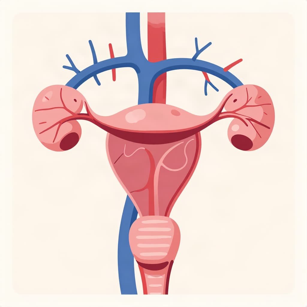 Diagram showing vascular blood flow linked to nocturnal penile tumescence