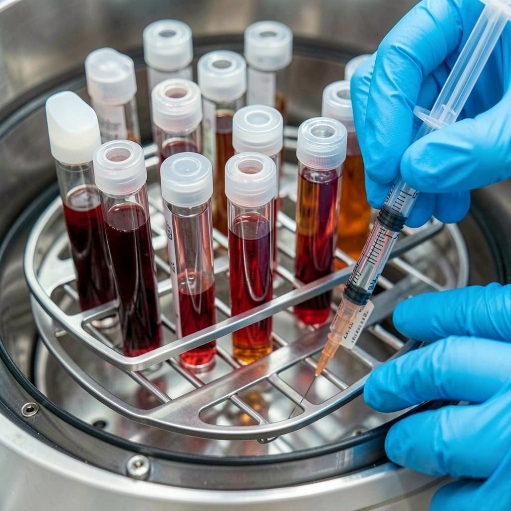 PRP preparation process used in P shot treatment