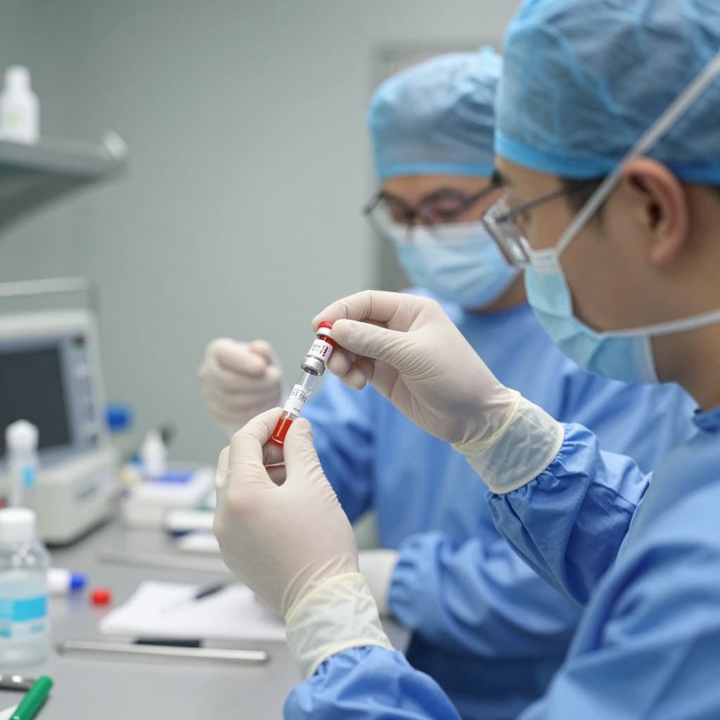 Preparing platelet-rich plasma for P-Shot treatment in a private clinic setting