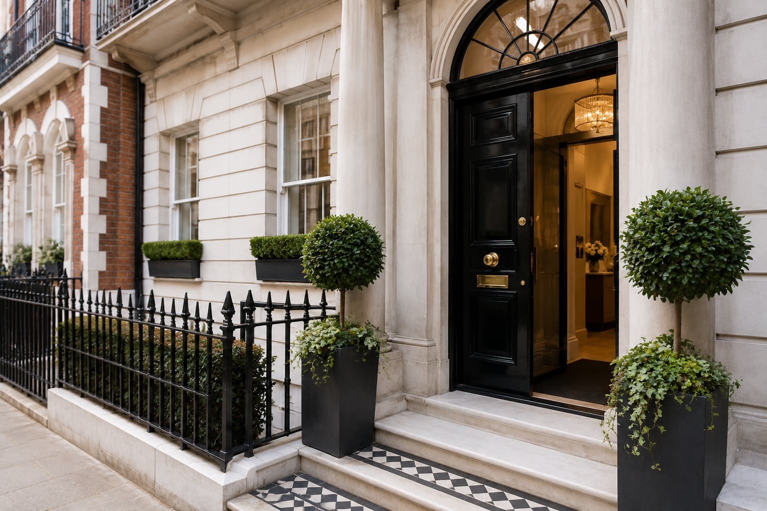 Exterior of a private Harley Street clinic offering P Shot treatment in London