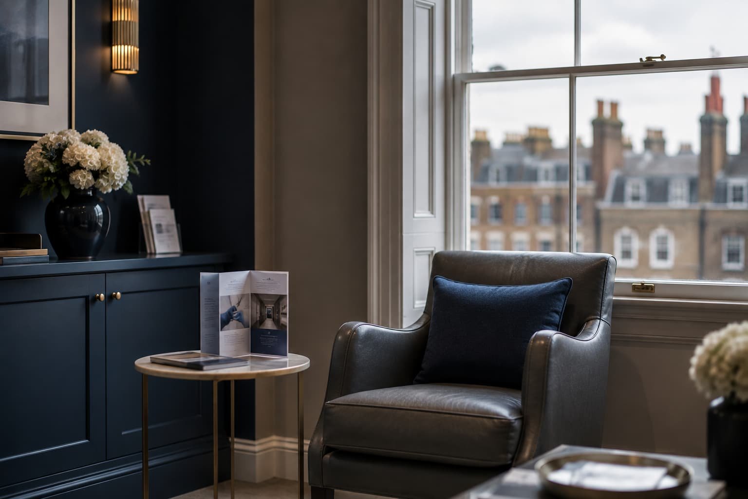 Harley Street clinic entrance offering P Shot treatment in London
