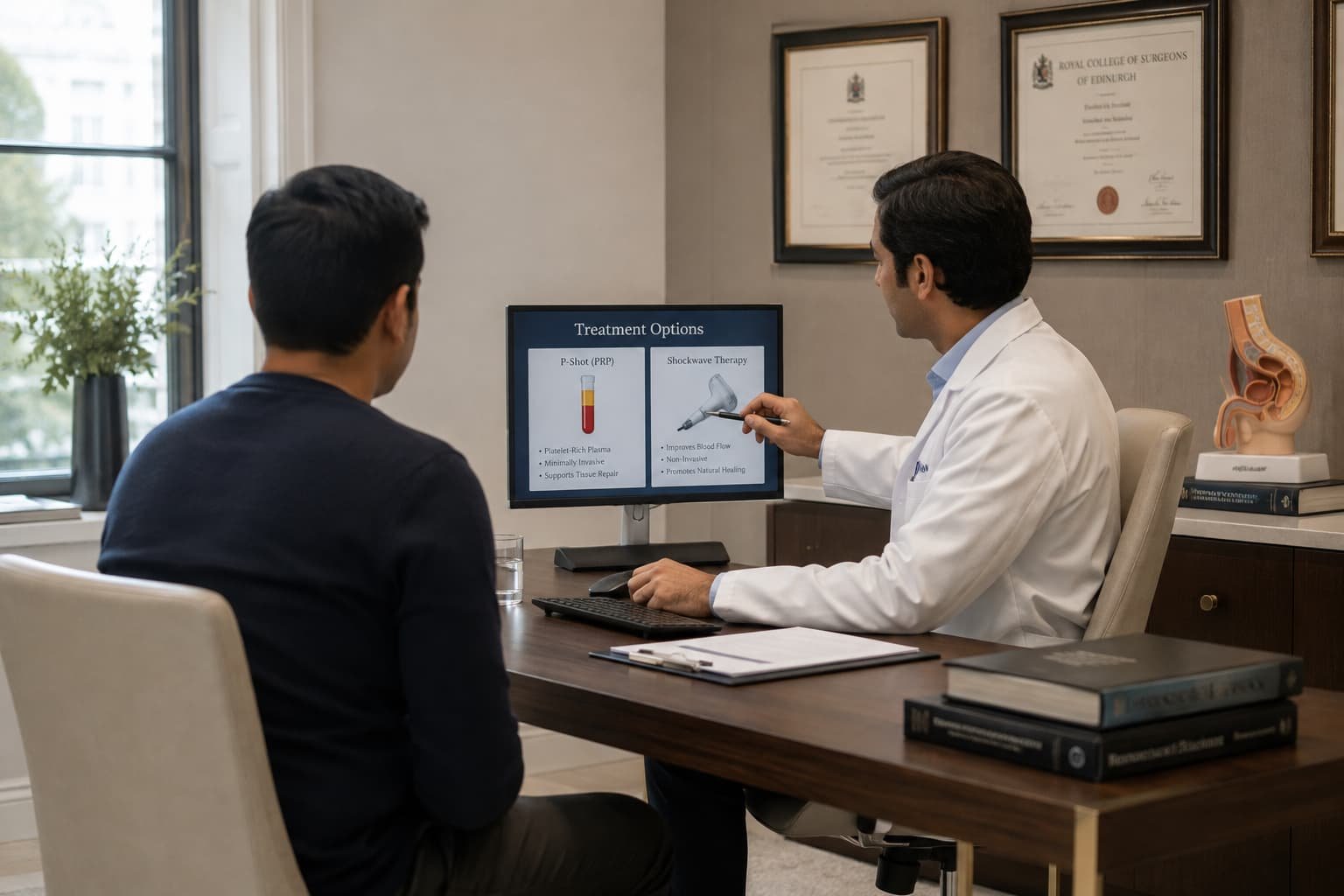 P Shot vs Low-Intensity Extracorporeal Shockwave Therapy
