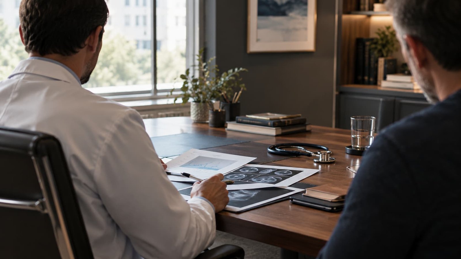 Clinical consultation setting for diagnosing penile numbness and erectile dysfunction