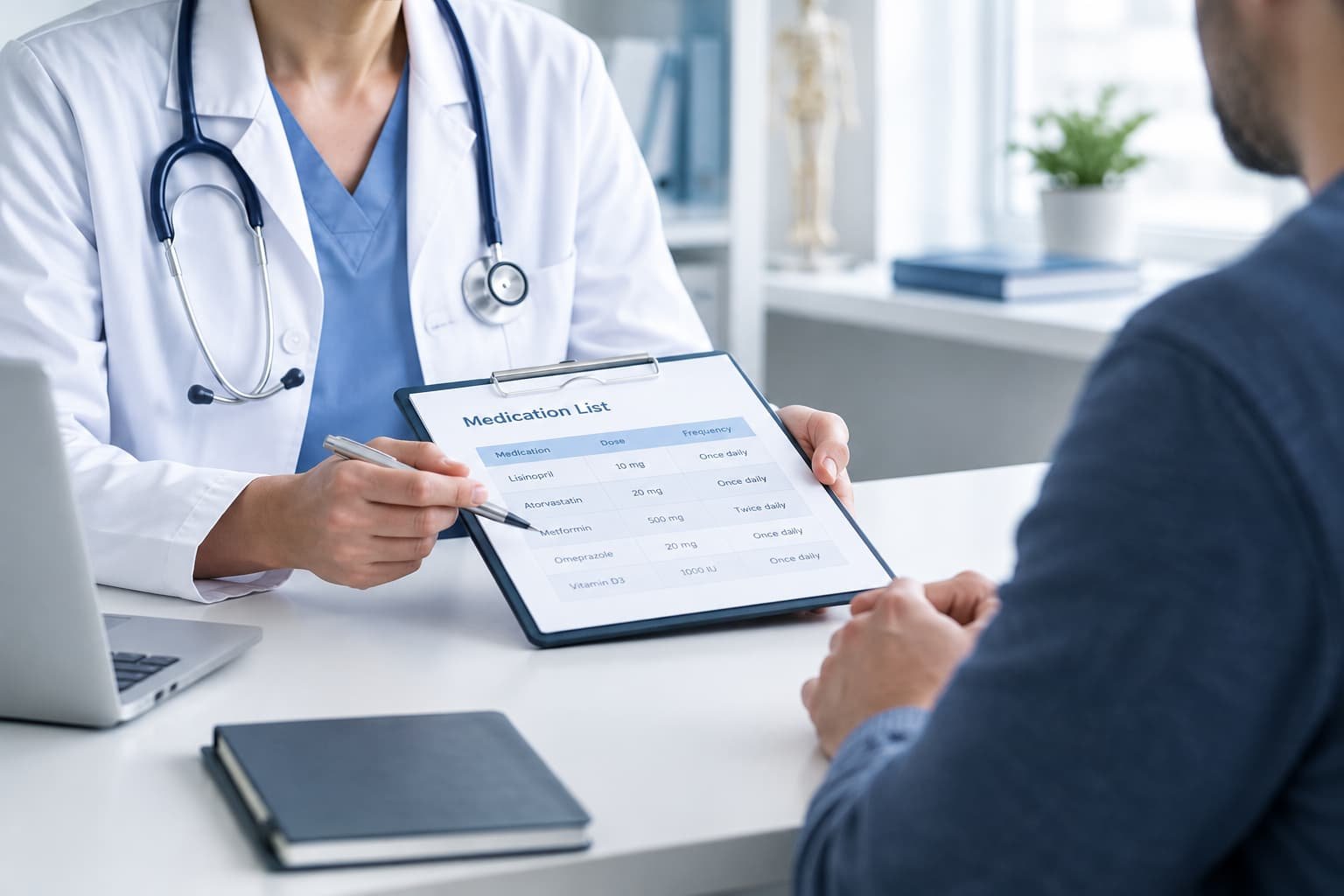 GP medication review consultation for erectile dysfunction