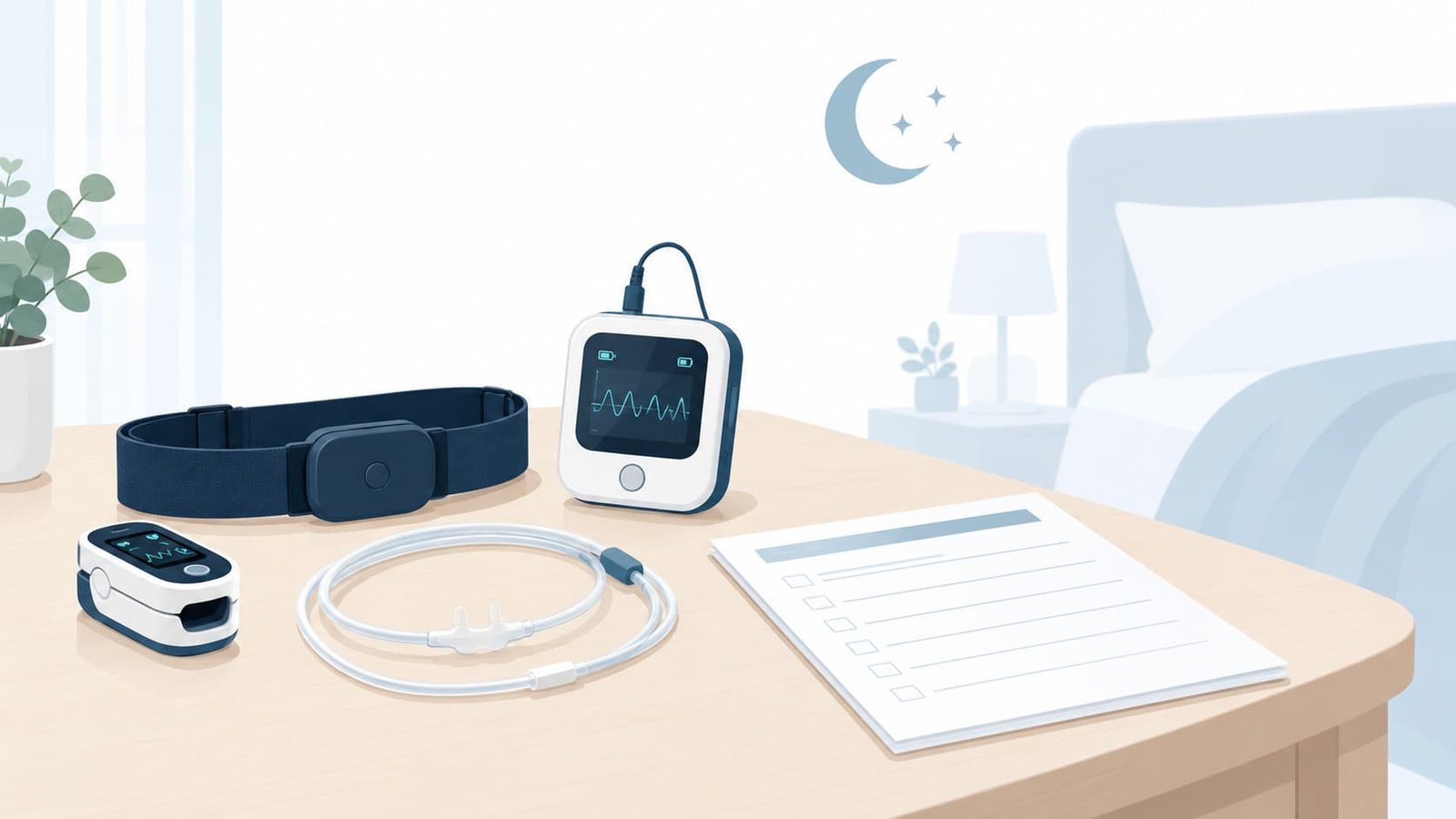 Doctor reviewing sleep study results with a patient during an erectile dysfunction assessment in London
